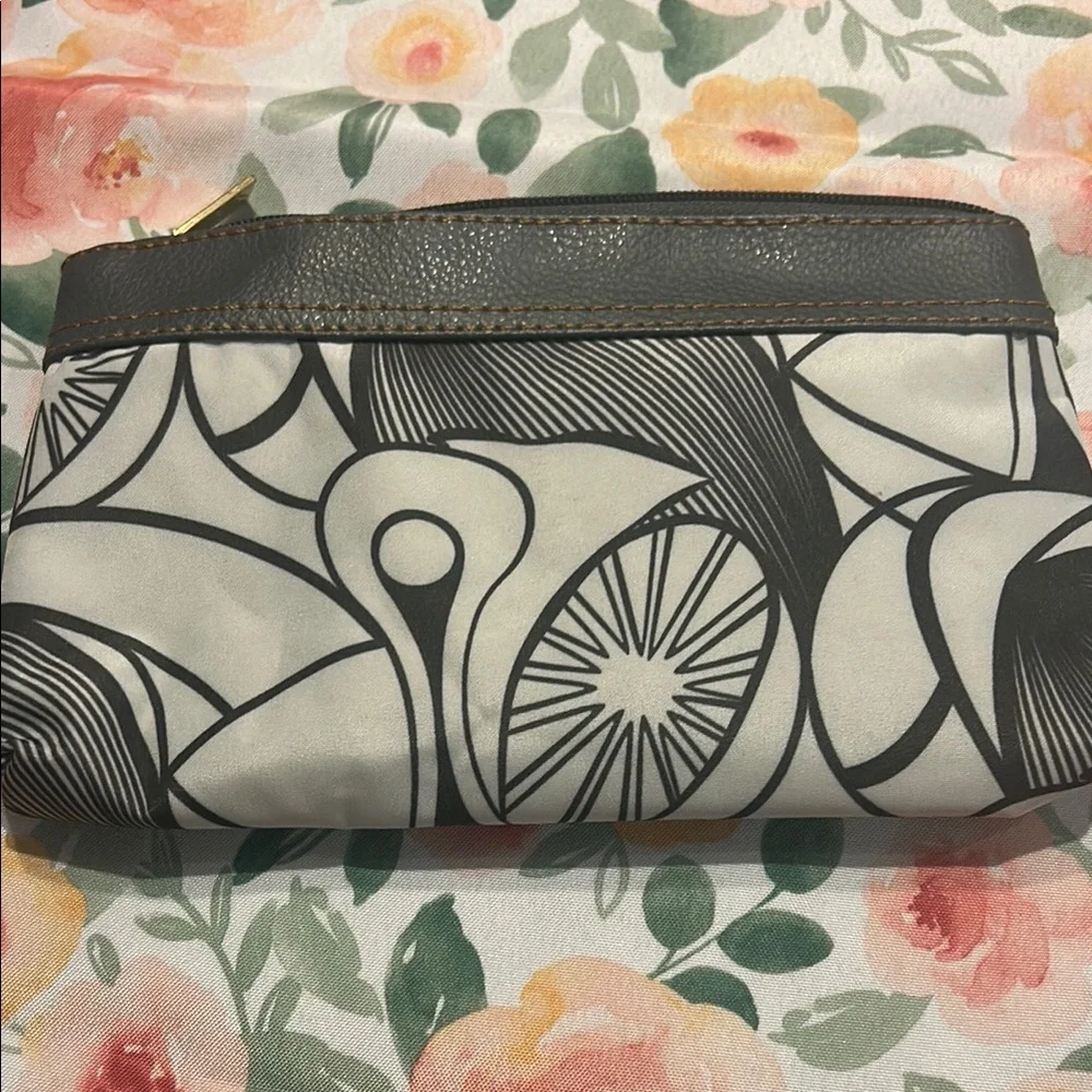 💥2/$10  South African Airway Gray Black Women's Clutch cosmetic travel bag